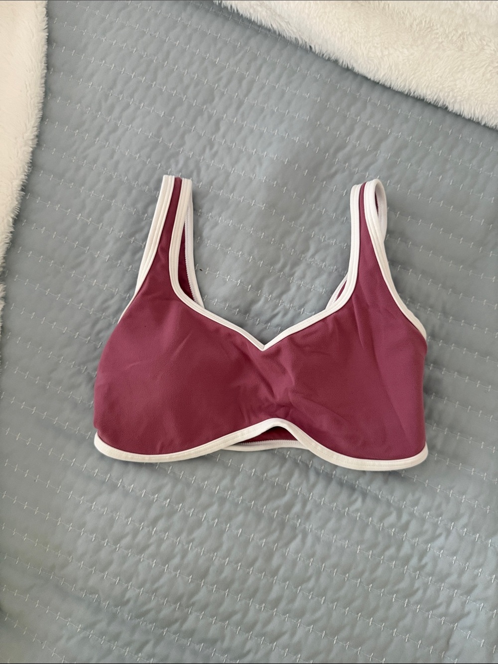 Pink Abercrombie/YPB sports bra